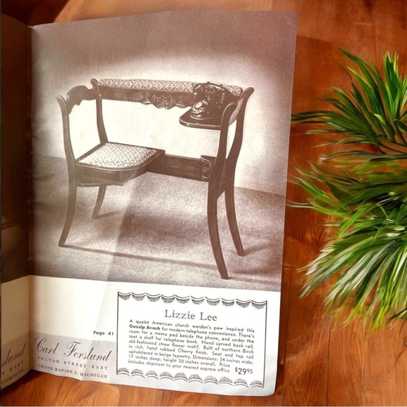 VINTAGE Quaint American Furniture & Home Accessories Catalog Pamphlet - Picture 9 of 13